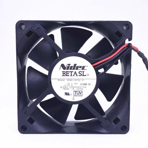 nidec全新Nidec D08A-24TS2 01 DC24V 8CM CPU变频器双滚珠风扇