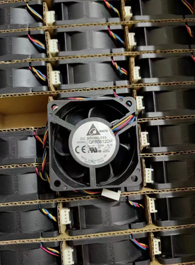 台达QFR0612DH 6025 12V 1.10A CPU滚珠PWM温控调速电源散热风扇