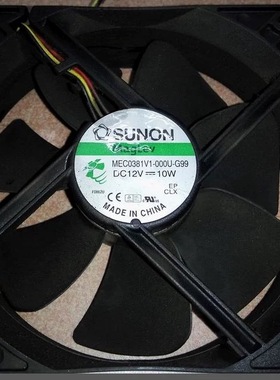 建准MEC0381V1-000U-G99 12V 10W 12025 12CM变频器散热风扇