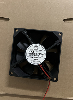 原装PELKO MOTORS 24V 0.34A R8025Y24BPLB1-7 8025风扇