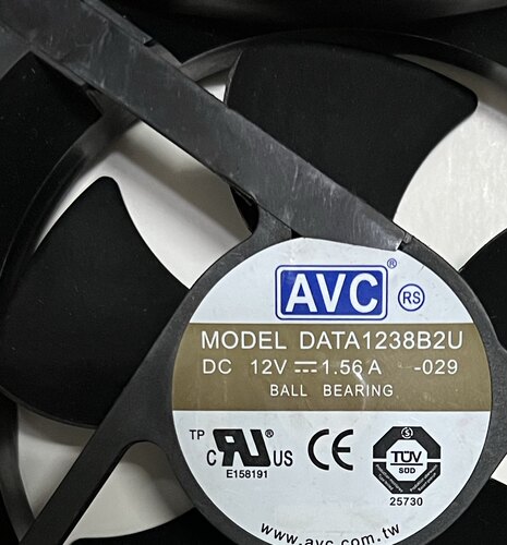 AVC DATA1238B2U 12038 12V 1.56A 12CM UPS大风量60KVA风扇