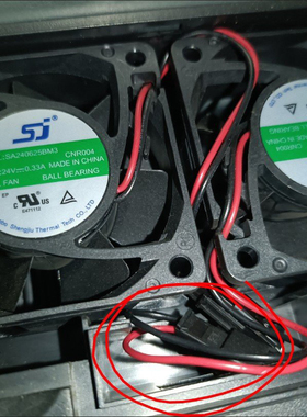 SD240625BU 6025 24V 0.33A 6CM 2线双滚珠变频器散热风扇