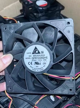 全新台达QFR1224GHE DC24V 1.41A丹佛斯Fc360 75kw变频器散热风扇