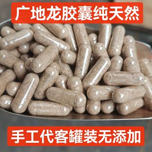 地龙胶囊广地龙全开无土地龙无泥地龙皮粉中药材装地龙粉胶囊新货