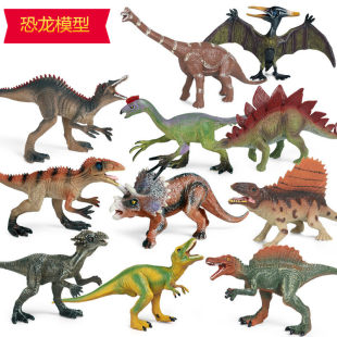 子供用シミュレーション本物のレトロティラノサウルスレックスティラノサウルススピノサウルスパキケファロサウルスアンキロサウルス翼竜恐竜のおもちゃ静的モデル