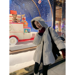 压条长短款 肌理质感面料 连帽外套 新国标90白鸭绒 可颂羽绒服2.0