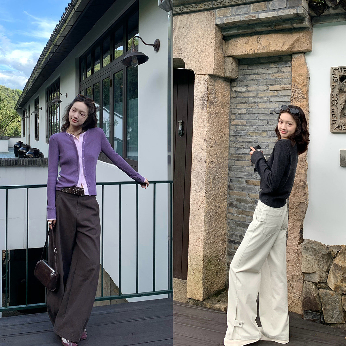 “修容日常轻工装”巨好穿！美式廓形气球裤 脚口可调节休闲裤