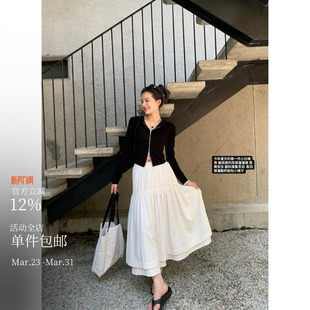 这个夏天要有一件半身小白裙~收胯蓬蓬半裙/短裙蛋糕裙 双版本