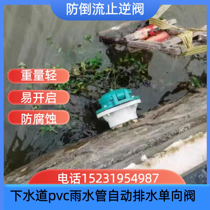 玻璃钢拍门160pvc管防倒流止回阀图片