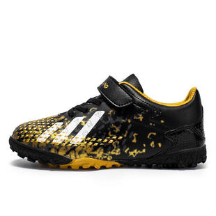 男童女童足球鞋碎钉人工地魔术贴儿童学生训练鞋运动鞋春季合成革