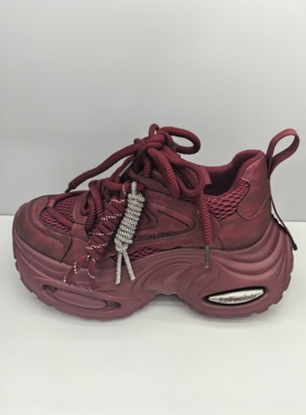 轩美诗//2026年新款女鞋休闲百搭老爹鞋厚底增高运动鞋50593