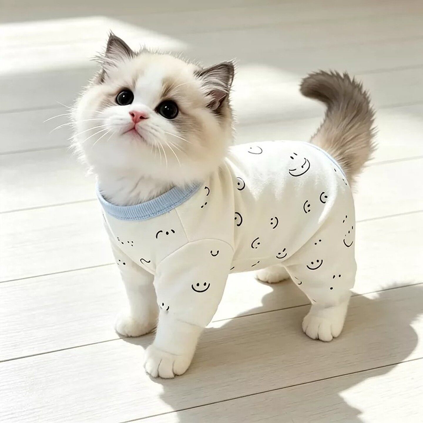 猫猫衣服幼猫幼犬四脚护肚子保暖家居服宠物猫咪衣服秋冬外出保暖