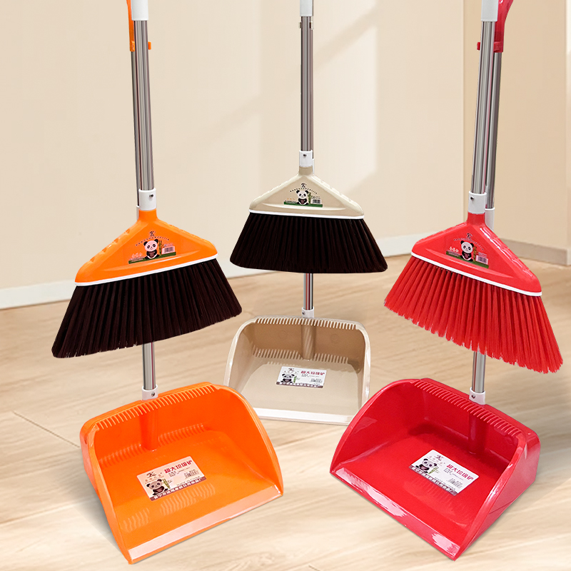 高品质高颜值软毛扫把笤帚套装