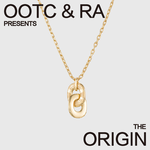 RA X OOTC 联名系列「ORIGIN」双“O”双环吊坠项链吊坠可调节