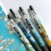 日本百乐Juice果汁笔限定笔梵高莫奈联名ins风日系水笔0.5mm 送礼