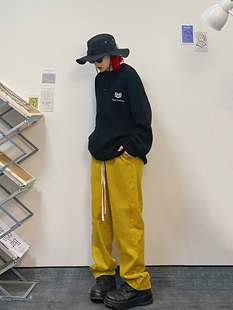 legend传奇商行仅此一家情侣宽松潮流行长裤 休闲彩色灯芯绒