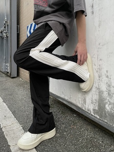 legend传奇商行男春秋四季褶皱拼接裤子潮牌运动高街休闲男女长裤