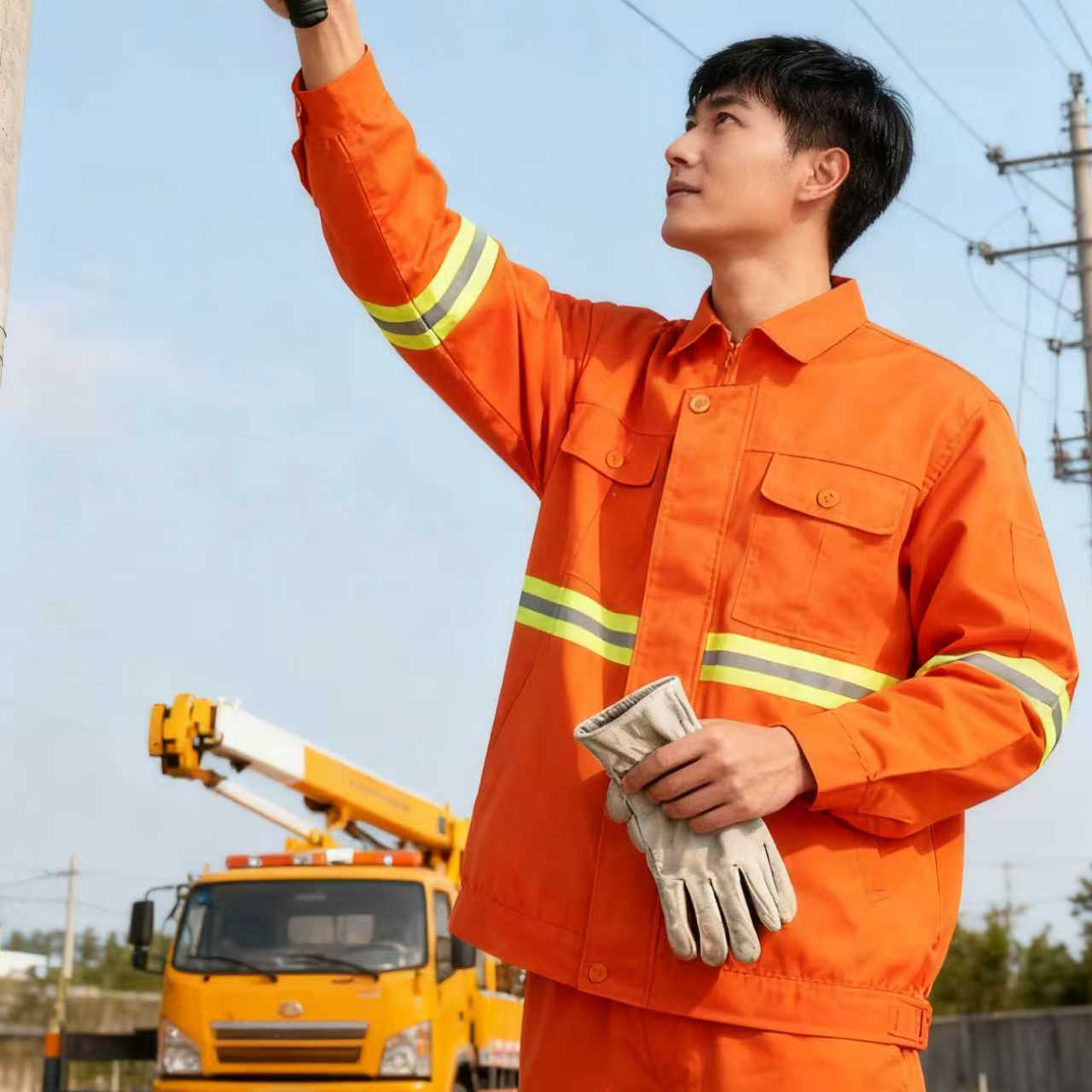 耐磨春秋季环卫厂服园林上衣加厚劳保服定制长袖工作服套装男女士