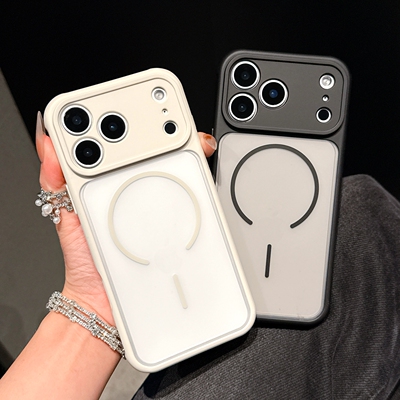 新款磁吸16/15适用苹果17promax手机壳iPhoneAir肤感二合一13磨砂ip14pro简约12/11散热Plus防摔套