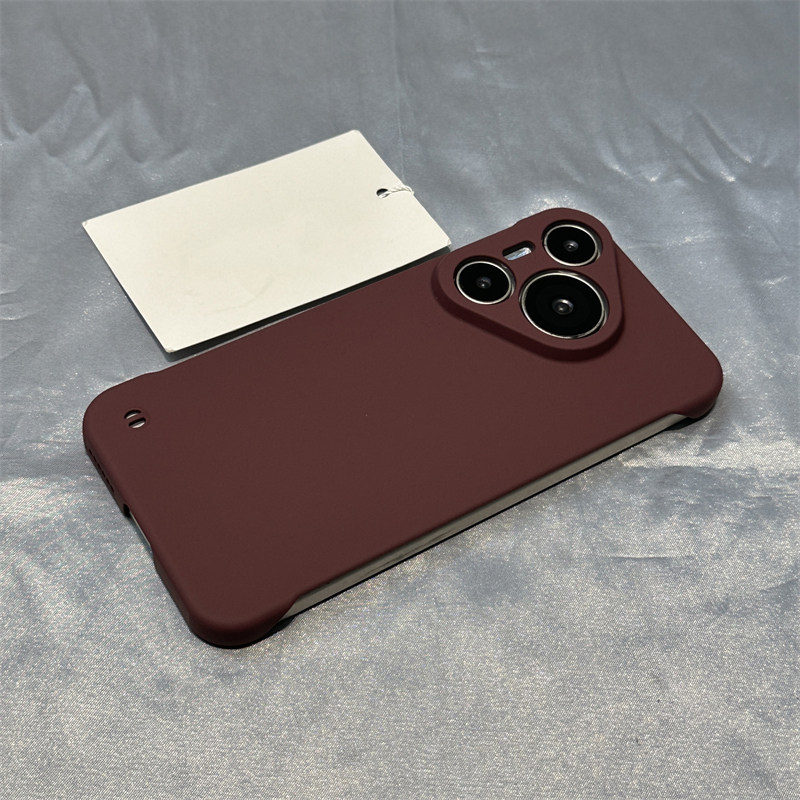 酒红色X60i适用荣耀Play5/6Tpro手机壳X50i+磨砂X40gt无边框X20se硬壳X30i冷淡风x10max