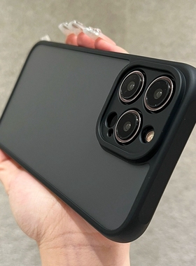 透明黑色15SPro适用红米Note12/Turbo3/4小米17/13/14Ultra手机壳K70e至尊K90/k80硬壳13pro+磨砂k60哑光13r