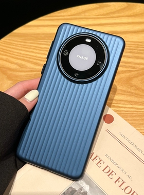 铂蓝色k60适用红米K70pro小米15/14Pro手机壳13Ultra高级K80宝蓝瓦楞硬壳至尊磨砂创意男女小众