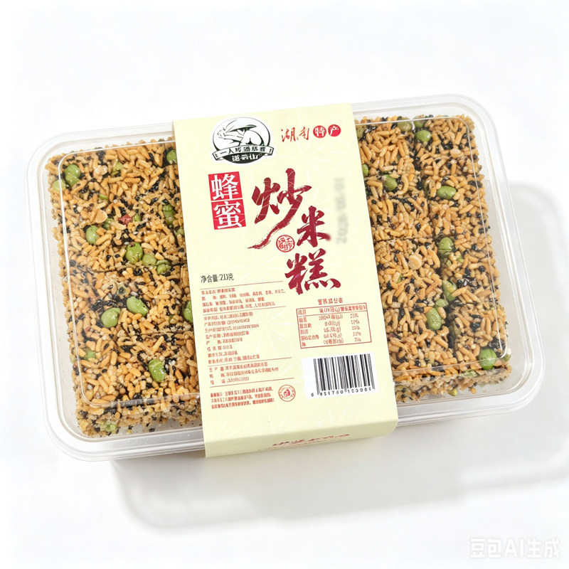 连云山蜂蜜炒米糕办公室解馋米糕小吃湖南特产休闲零食特色小吃