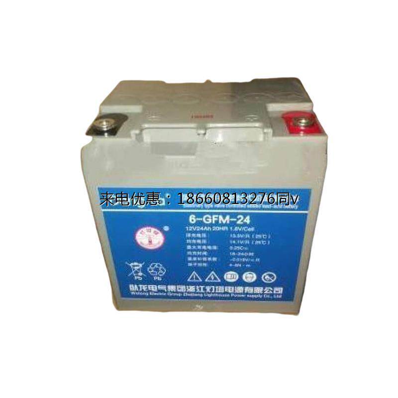 灯塔铅酸免维护蓄电池12v24ah 6-gfm24直流屏ups太阳能消防路灯