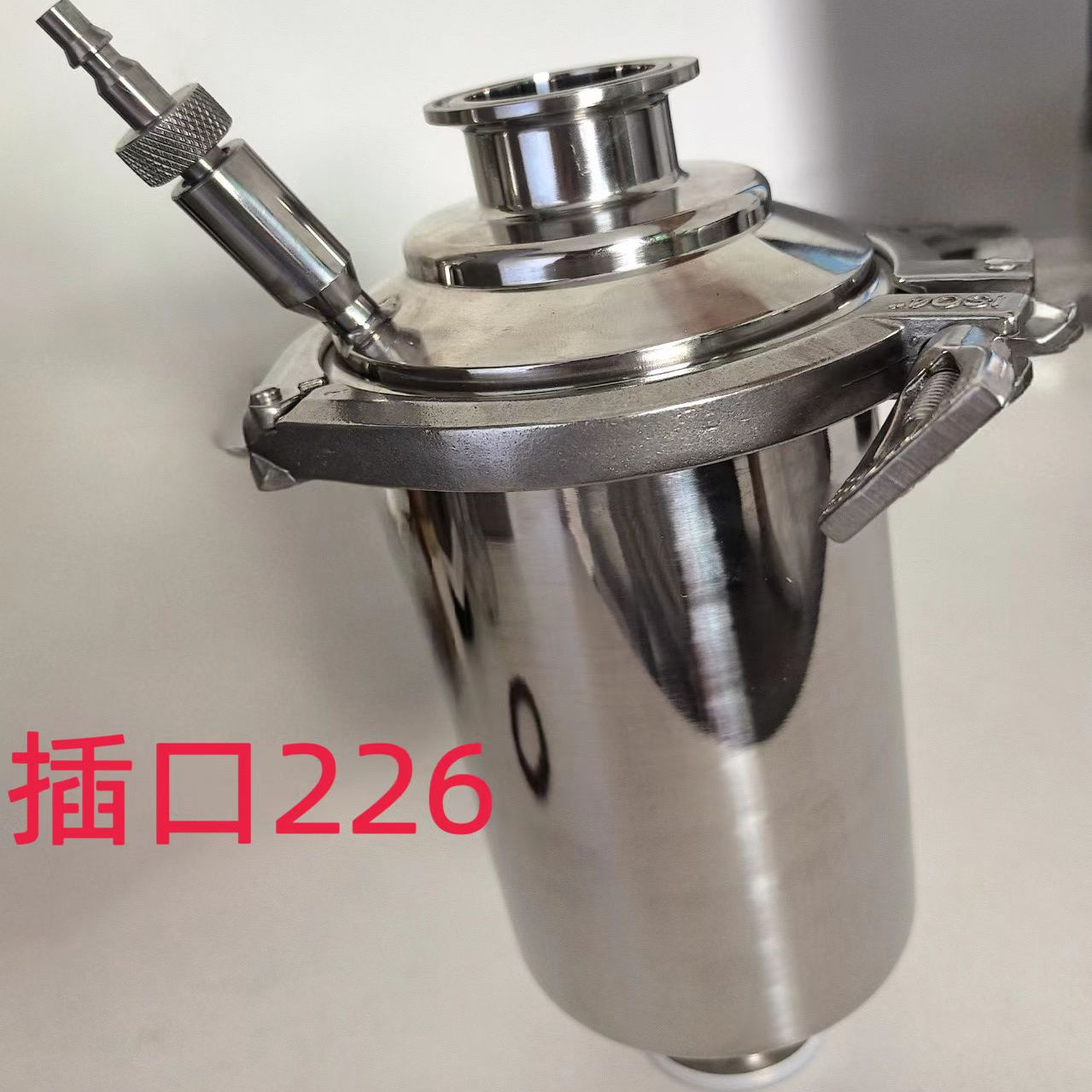 卫生级管道直通316L精密过滤器