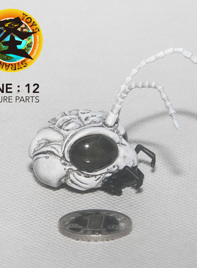 mezco 6寸1:12 潜行蚂蚁人 黑色蚂蚁特工 白色头雕散件 非ht 3a