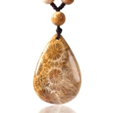 Коралловое ювелирное украшение, натуральная подвеска, ожерелье, аксессуар, браслет, защитный амулет, пряжка, имитация льда