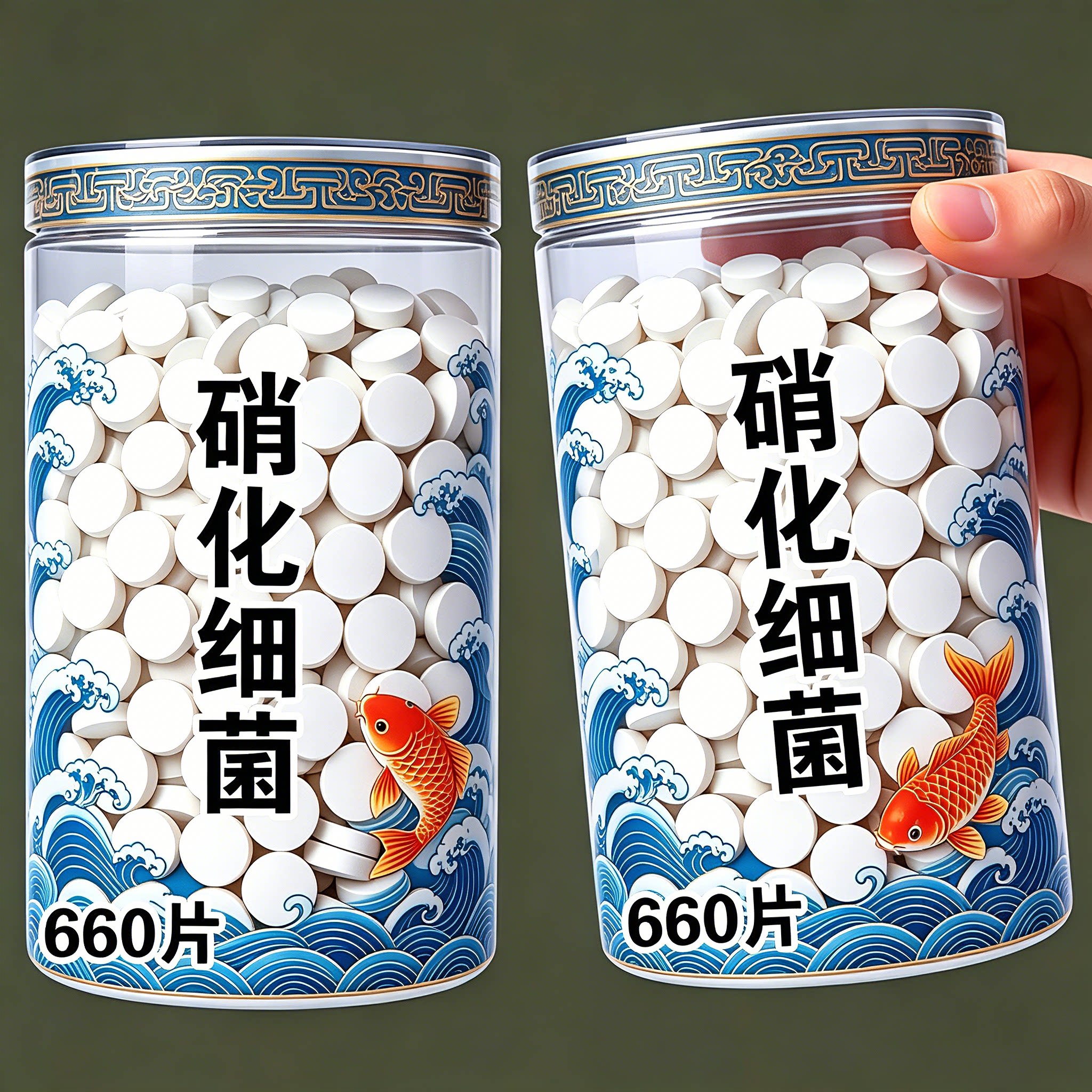 鱼缸硝化细菌净水剂去黄绿浑水