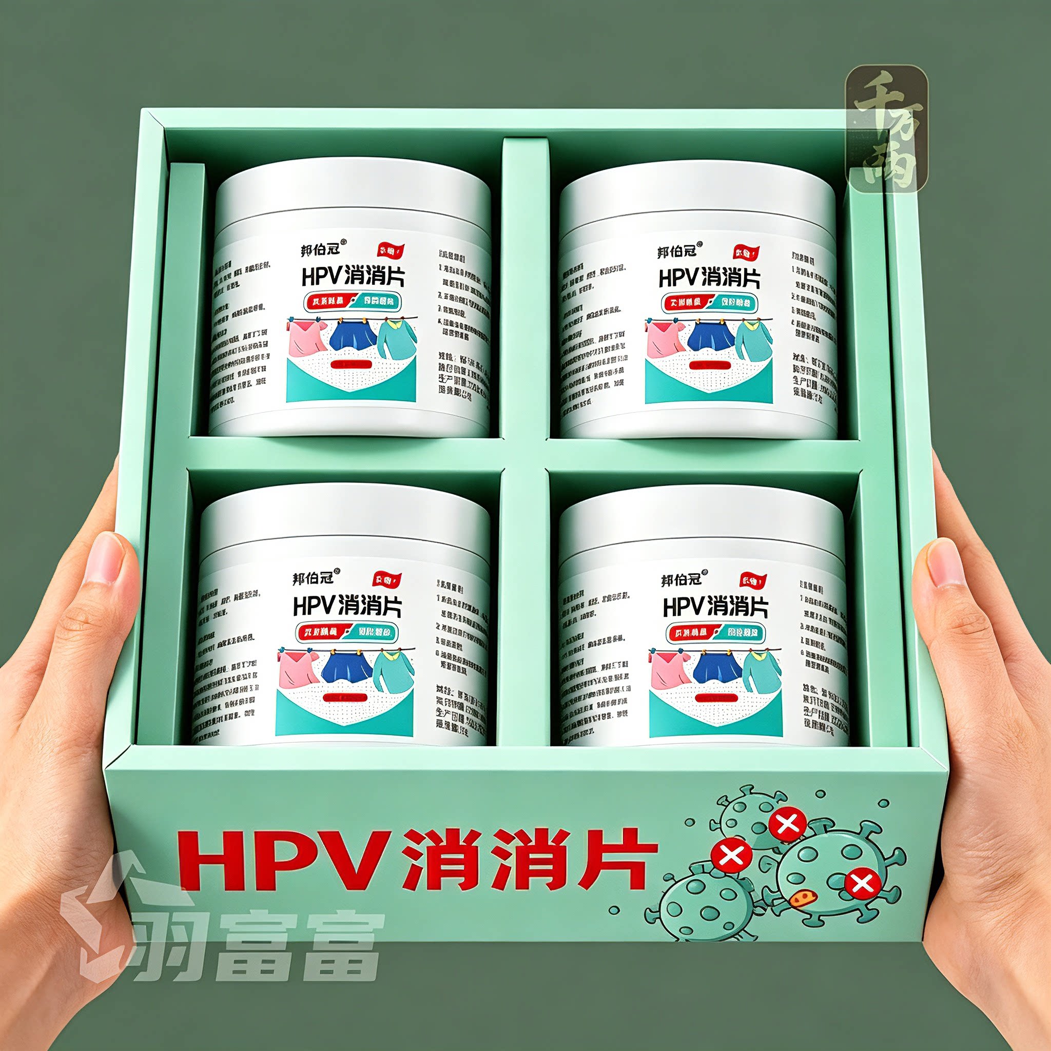 HPV次氯酸消毒片贴身衣物除菌