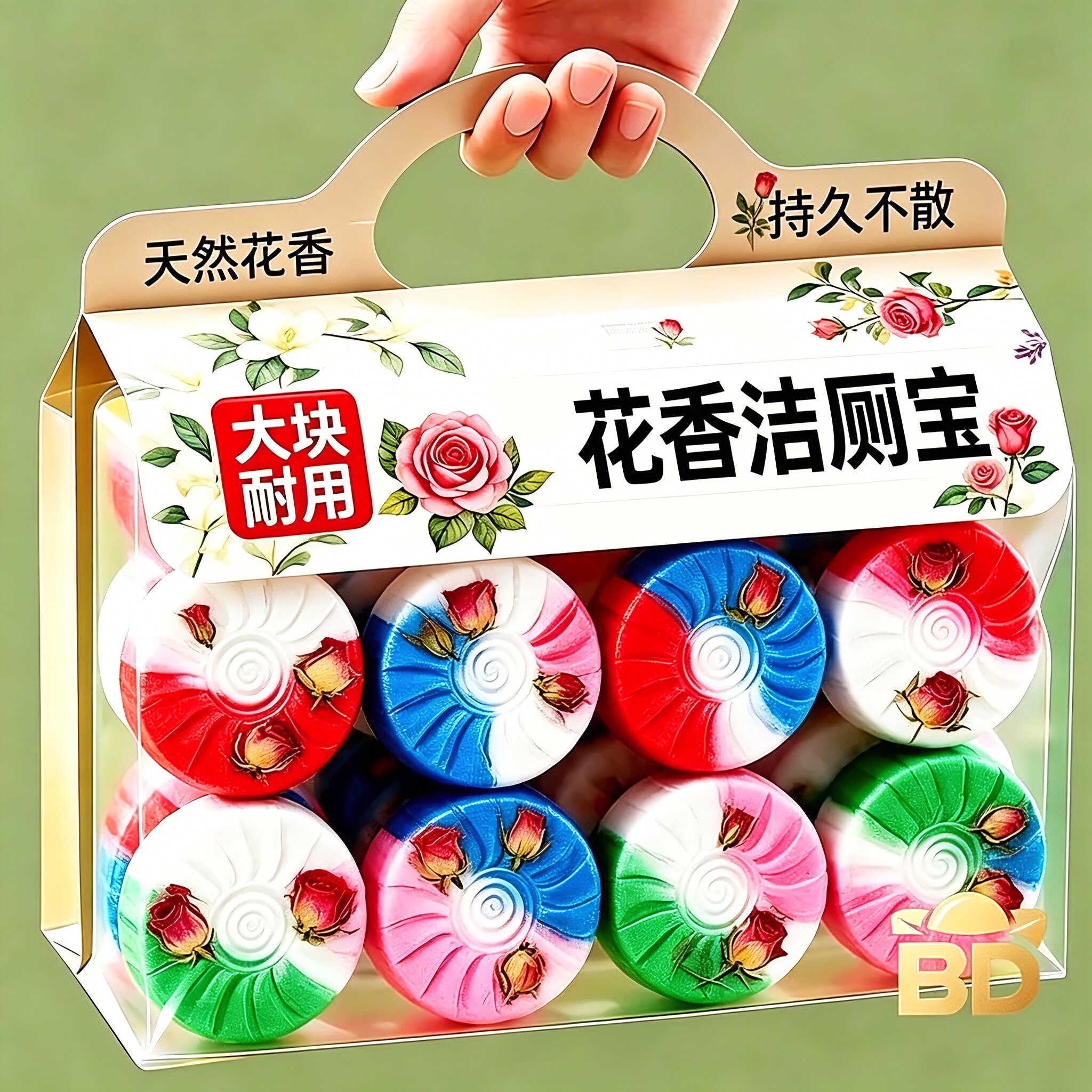 洁厕宝灵马桶清洁剂厕所蓝泡泡腾片强力除垢清香型除臭去异味留香