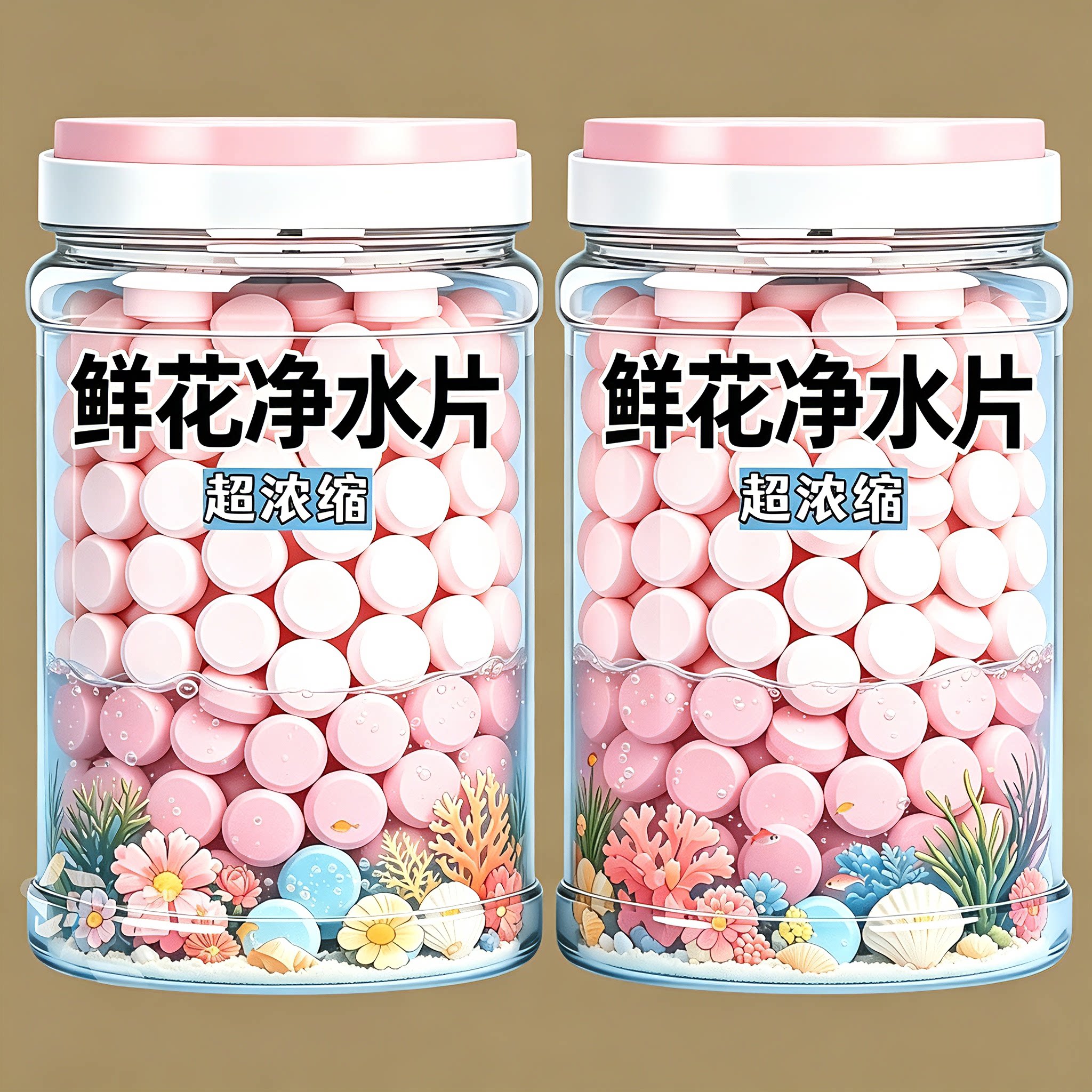 鲜花绿植专用泡腾片除氯保鲜