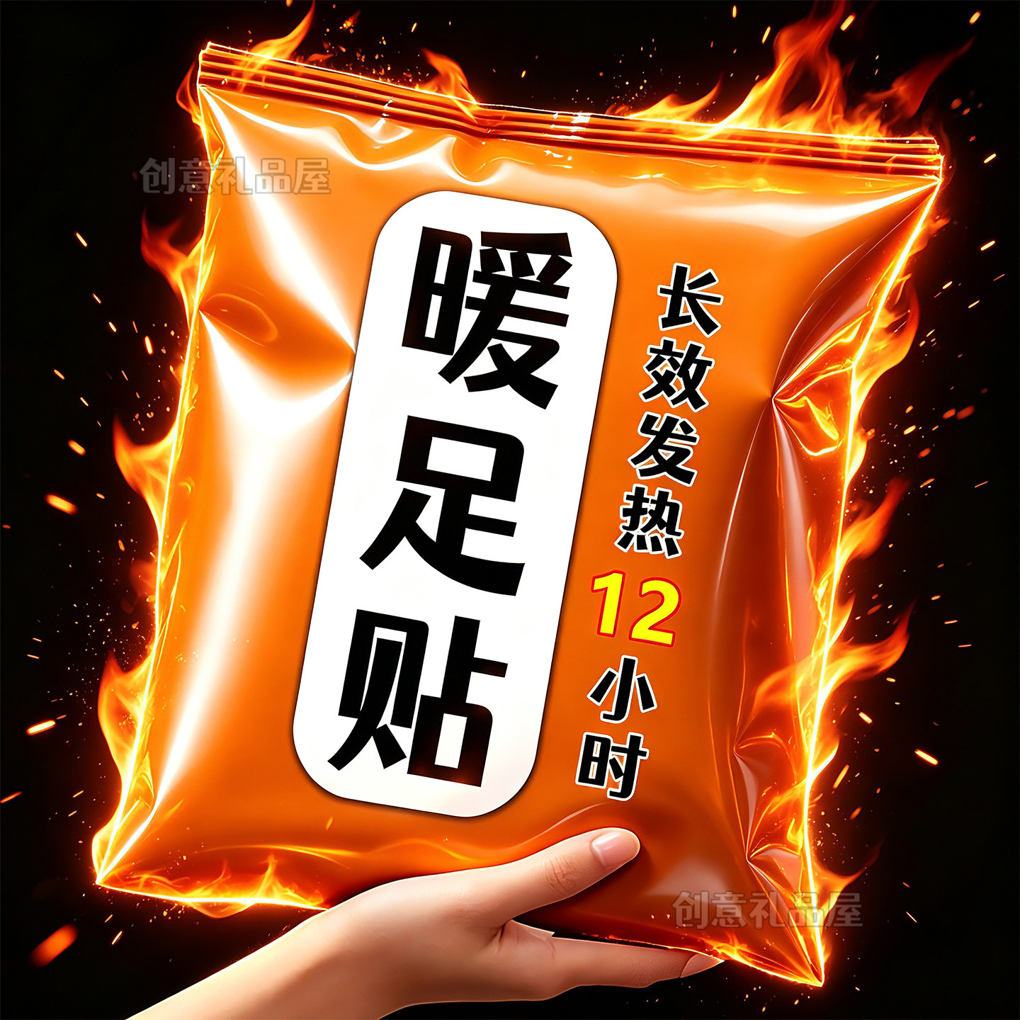 新升级艾草生姜自发热暖脚贴