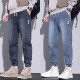 牛仔裤 子春秋款 男款 2025新款 工装 学生裤 秋季 束脚哈伦宽松休闲男士