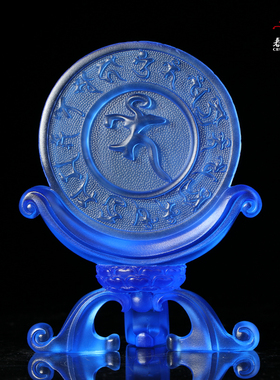 琉璃药师佛种子摆件字法真言