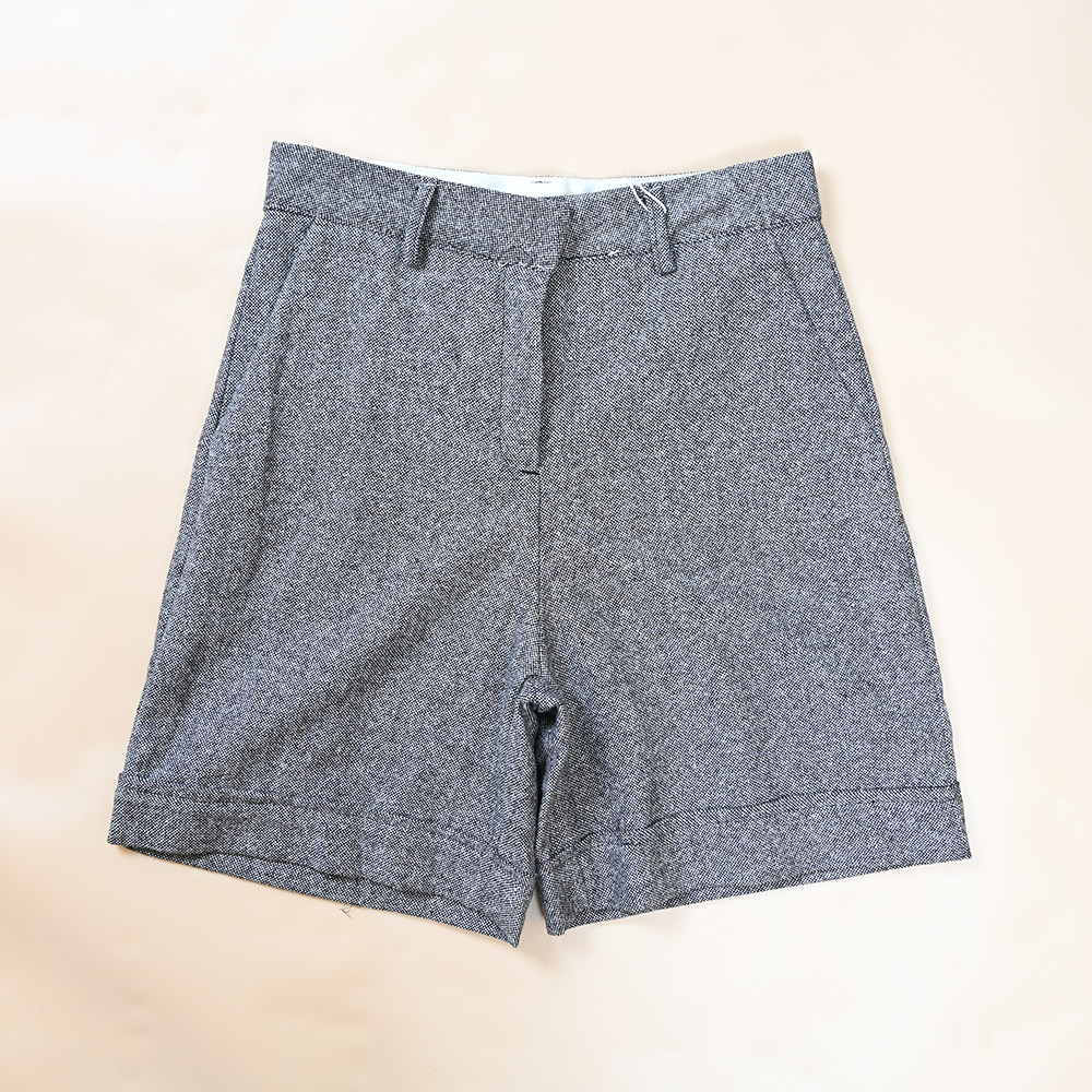 春秋新款女士高腰直筒微阔编织肌理感西装休闲短裤,女装/女士精品,短裤,淘宝优惠券,粉丝福利购,淘宝优惠卷