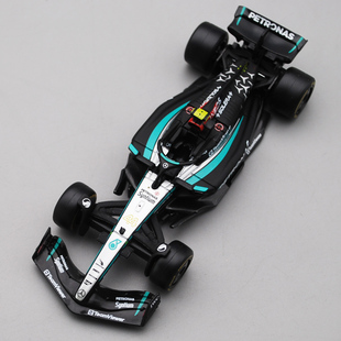比美高1 43奔驰W15仿真F1合金赛车模型汉密尔顿44号2024赛季 新款