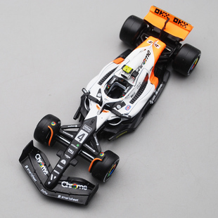 43迈凯伦MCL60摩纳哥仿真F1合金赛车模型诺里斯4号2023年 比美高1
