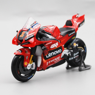 美驰图1 18杜卡迪MOTO GP赛车仿真摩托车模型巴纳亚1号2023赛季