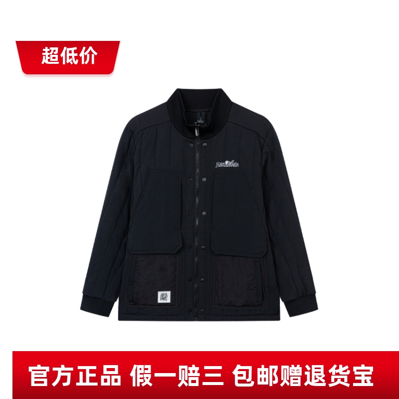 361度短棉服男装24冬季新款保暖防风宽松上衣时尚立领休闲外套