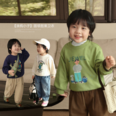 百搭宝宝上衣 儿童卫衣男童春秋2024新款 陈大猪男婴童 涂鸦小子