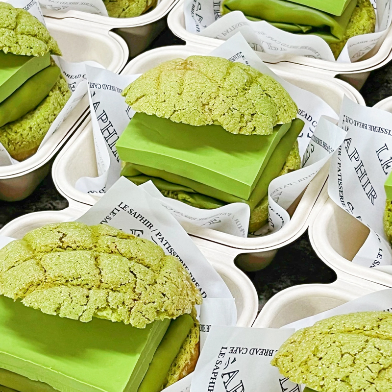 奶冻菠萝包打包盒子芋泥抹茶生咖巧克力面包包装盒班戟甜品西点盒