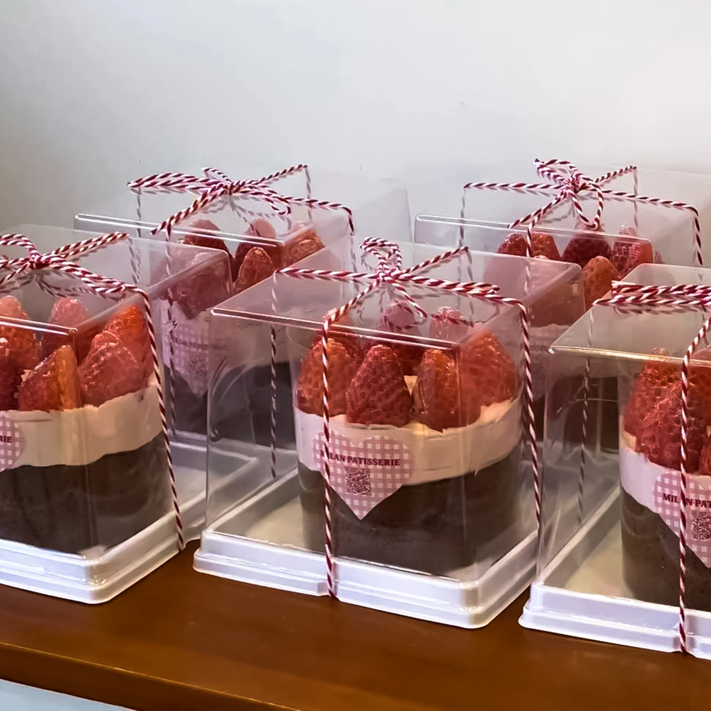 透明4寸圣诞草莓蛋糕包装盒烘焙3寸四寸水果奶油慕斯千层蛋糕盒子