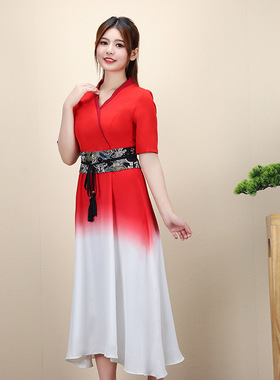 古风足浴服技师工作服美容服套装女茶艺桑拿服美容院工装制服批发