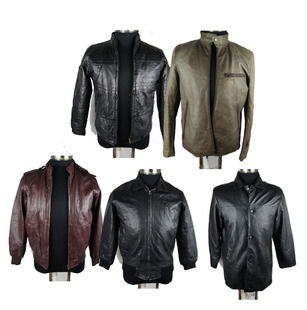 男款真皮皮衣羊皮夹克外套时尚休闲冬季短款古着vintage