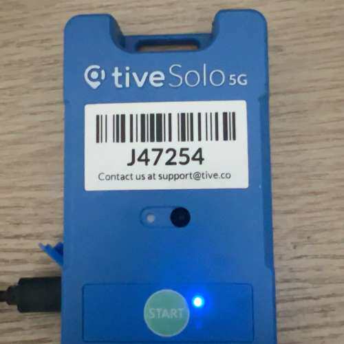 适用Tive Solo 5G定位器，蓝色外壳，功能完好。指示灯正议价