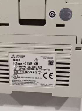适用PLC FX3GA-24MR-CM，。成色漂亮，议价